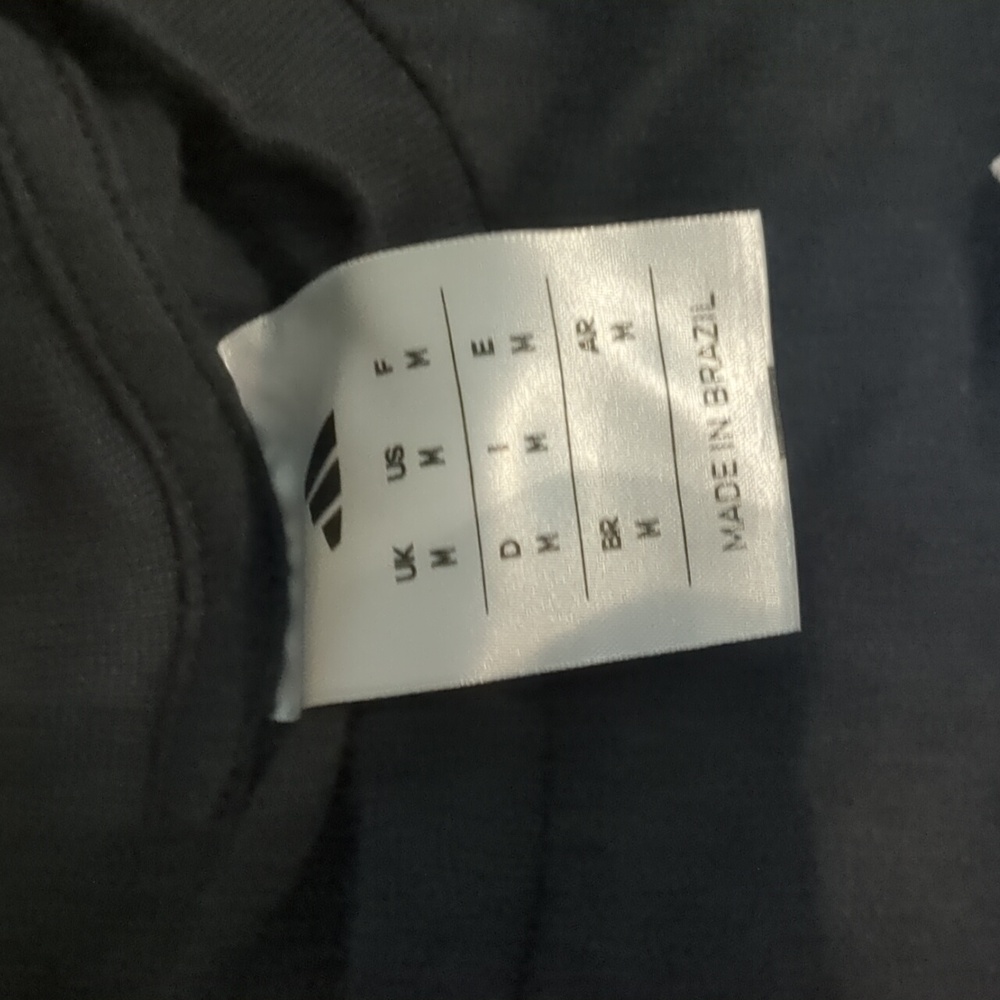 Adidas Black Tee with White Logo - Picture 2 of 3